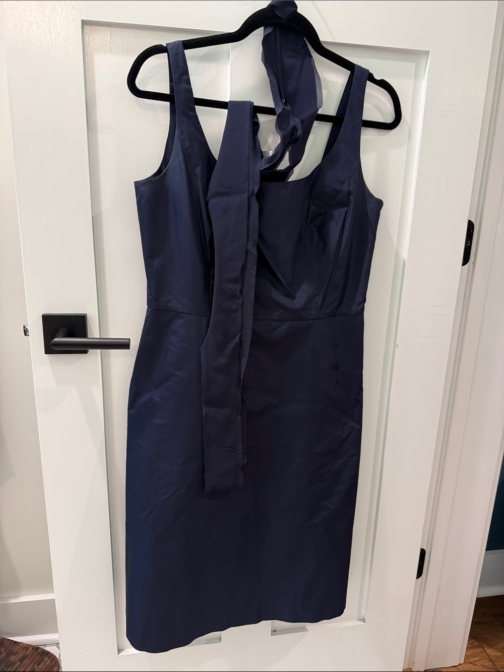 Ann Taylor Navy Bridesmaid Sheath Dress
